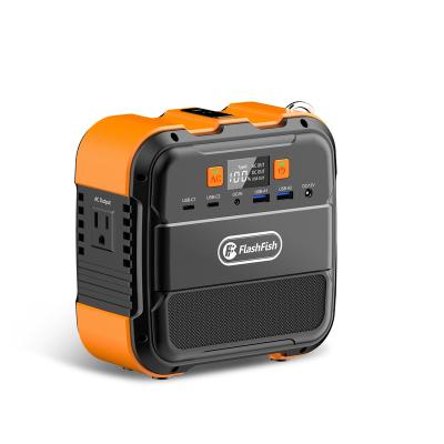 China China Factory PROFESSIONAL 120W Lithium Battery Portable Solar Generator Household Backup Energy Storage for sale