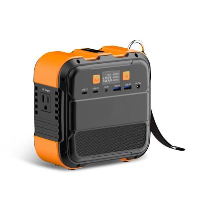 China Home Use Ion Type C Lithium Batteries Solar Inverter Generator 120W Mini Portable Power Banks And Power Station for sale