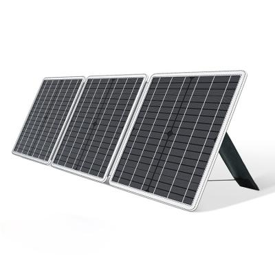 China Fast Hot Sales 60W 5V 18V Portable Outdoor Camping Support Charging Waterproof Foldable Solar Panel for sale