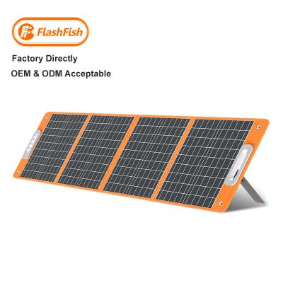 China China Manufacturer Outdoor Monocrystalline Portable Fast Flexible Power Support Charging Portatil Panel Solar Paneles Kit for sale