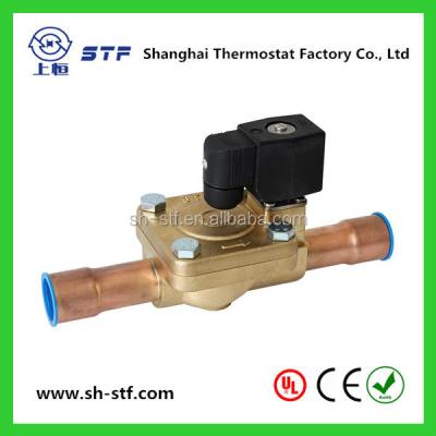 China Brass Diaphragm Refrigeration Solenoid Valve AC 220V for sale