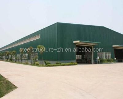 China Large Span Warehouse Building Environmental Friendly Industrial Plans Made in China for sale