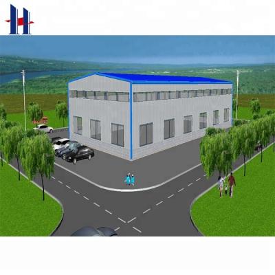 China Zhaohong Steel Factory Building Inexpensive Industrial Shed / Small Steel Warehouse Design for sale