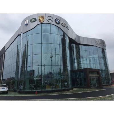 China Car showroom amazing engineered structural steel frame car showroom design from china manufacture with low price for sale