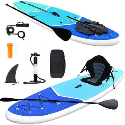 Cina Factory unisex cheap durable inflatable paddle board inflatable SUP fishing isup for surfing surfboard with seat inflatable paddleboard in vendita