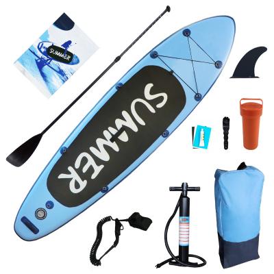 China Factory direct sale unisex cheap wholesale board rack up paddle rack sip up large tail fin design balance best board lowest price for sale