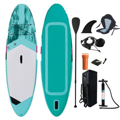 Cina OEM high quality unisex all double round surfboard isup chamber sip rack up inflatable paddle board in vendita