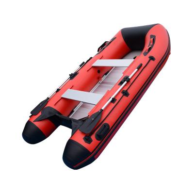 中国 Warter Sports PVC Rubber Dinghy Thickened Hard Bottom Inflatable Boat Underwater Assault Boat Fishing Kayaking Speedboat 販売のため