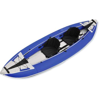 중국 Fishing Kayak Traveling High Bladder Nylon Two People PVC Kayak Hull Canoe New Inflatable Fishing Kayak Two People With Seat For Sale 판매용