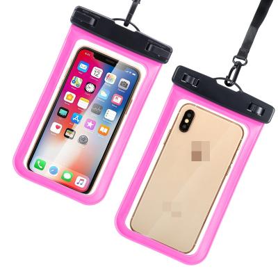 China Unisex Waterproof PVC Phone Case Cover For Mobile Cell Phone Touch Screen Water Proof Pouch Bag With Strap For Phones Te koop