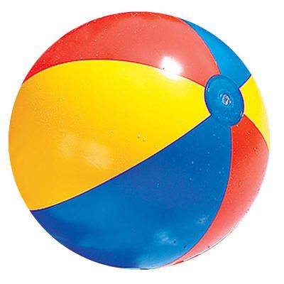 China Wholesale Inflatable Rainbow Watermelon Floating Beach Ball Toy Professional PVC Kids Inflatable Water Custom Inflatable Beach Ball for sale