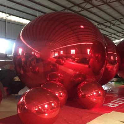 China 2020 Inflatable Mirror Balloon Ball Decoration Mirror Hanging Giant Mirror Sphere For Decoration Sealed Gold/Silver Ball zu verkaufen