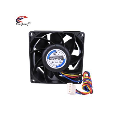 China Hotels Fengheng Factory Booster Fan DC 80x80x32mm 8032 ODM 80mm Inverter Solar Brushless Flow Axial Fan for sale