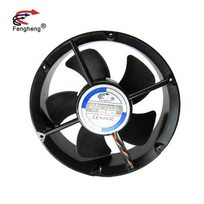 China High Wind Wind Power 220x60mm 2260 DC12V 24V 48v 220mm Air Flow Rounded Waterproof Industrial DC Fan for sale