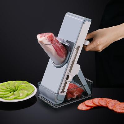 China 2022 Viable Safe Manual Veggie Onion Slicer Chopper Graters Frozen Meat Mandoline Kitchen Accessories Mini Vegetable Slicer for sale