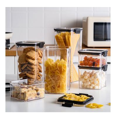 China China Factory Outlet Kitchen Storage Containers Coffee Canister Food Jar Kitchen Refrigerator Stocked Organizer for sale