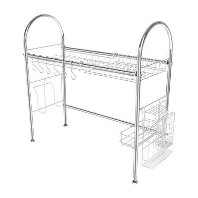 China Sustainable Hardware Kitchen Racks Dish Organizer Storage Rack Roll Up Dish Rack for sale