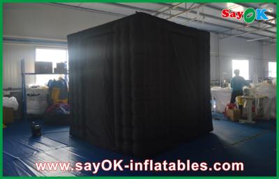 China Inflatable Party Tent Party PVC Round Inflatable Photo Booth Enclosure , No Led Light for sale