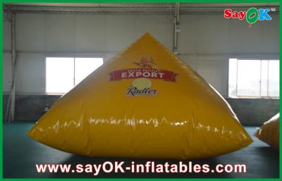 China 3m Decoration Custom Inflatable Products Yellow Inflatable Pyramid Superior for sale