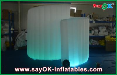 China Inflatable Party Decorations Wedding Inflatable Photo Booth , Outdoor Spiral Inflatable Cube Tent for sale