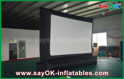 China Pantalla de cine inflable gigante al aire libre modificada para requisitos particulares para hacer publicidad/diversión en venta