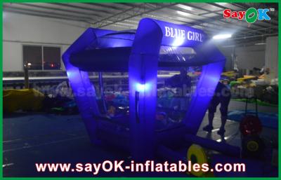 China Inflables personalizados Iluminación Protable Inflables Cubo de Dinero Booth Juego Para Promoción en venta