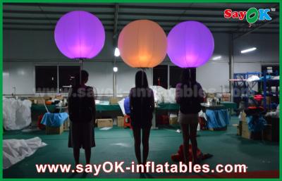 Chine ballon gonflable de décoration d'éclairage de diamètre de 1m avec la couleur changeant la lumière de LED à vendre