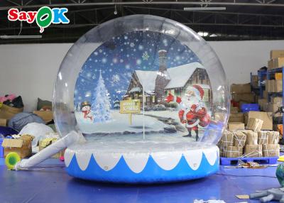 China Outdoor Indoor Romantische Opblaasbare Sneeuwbol Kerstdecoratie Te koop