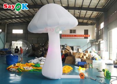 China Giant Mushroom Inflatable Lighting Decorations 2ft Diameter For Theme Park for sale