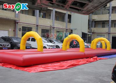 China Outdoor Inflatable Slide Attractive Entertainment 20m Giant Inflatable Water Slide For Amusement Park for sale