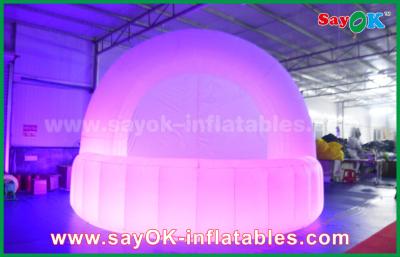 China Nightclub Bar Tent Waterproof Oxford Cloth Inflatable Tent Dome LED Lighting For Bar Counter for sale