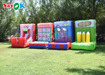 China 4 In1 Kids Adults Interactive Fun Inflatable Carnival Games For Group Team Building for sale