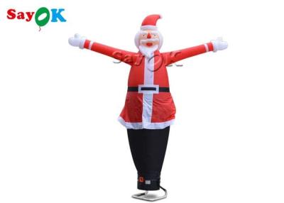 China Aufblasbare Wacky Waving Tube Man Flitterwerbung 10m aufblasbarer Weihnachtslufttänzer zu verkaufen