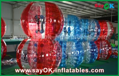 China Inflatable Garden Games Queen Size PVC / TPU Inflatable Sports Games Bubble Ball Soccer for sale