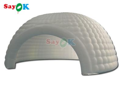 China 26.2FT aufblasbare Igloo-Dome-Zelte Camping-Zelte im Freien Einfache Installation Led Light Luft aufblasbare Kuppelzelte zu verkaufen