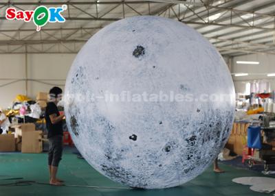 Cina gigante di 3m che annuncia la palla gonfiabile del globo della luna della decorazione di illuminazione in vendita