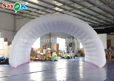 China Tienda de aire exterior Blanco Entrada deportiva Tienda de aire inflable Fácil de limpiar y transportar en venta