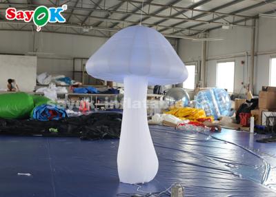 China Stadiums-aufblasbare Beleuchtungs-Dekoration, 2m Polyester-aufblasbarer Pilz mit 16 Licht-Ändern dem Farbeled zu verkaufen