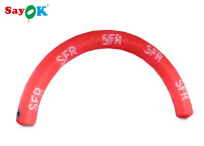 Chine Ligne d'arrivée 6*3m gonflable rouge de début de voûte de voûte gonflable faite sur commande pour annoncer le GV d'événement à vendre