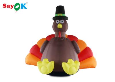 China 4 Decoratie van meter de Opblaasbare Turkije met Luchtventilator voor Thanksgiving day Te koop