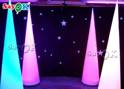 China La decoración inflable atractiva de la iluminación/explota el cono para la Navidad en venta