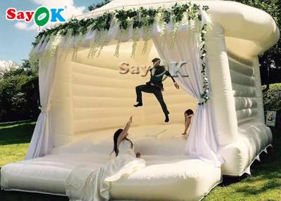 China Salto inflável comercial para o banquete de casamento/castelo Bouncy branco à venda