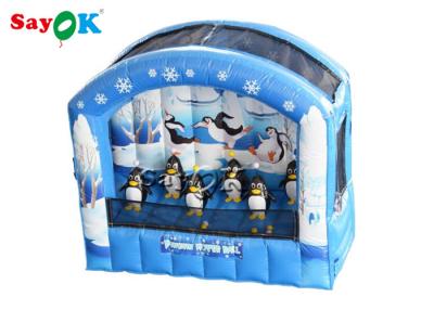 China Juego inflable superior de la blanco del tiro al arco de la bola de la libración del pingüino para el niño y el adulto en venta