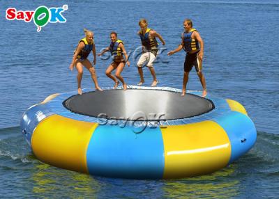 China 5m Volwassen Opblaasbare Watertrampoline voor de Spelen van het Waterpark Te koop