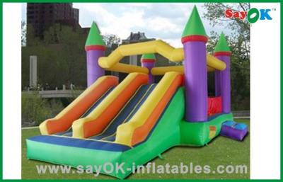 China Casa de salto inflable con tobogán Inflables populares de moda Slides de salto inflable en exteriores Slides secos inflables en venta