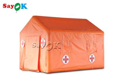 China Prenda impermeable médica inflable de la tienda de la emergencia de la lona del PVC en venta