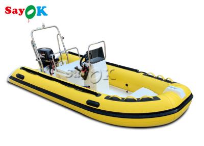 China Hitzebeständigkeit 12.8ft 3.9m Rib Inflatable Boats With Engine zu verkaufen