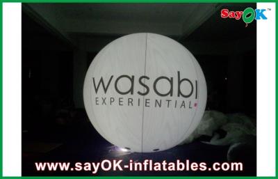 China 0.18 MM PVC Custom Inflatable Products , Lighting Giant Flying Helium Balloon for sale