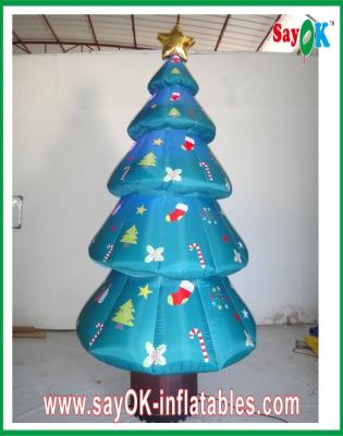 China aufblasbare Dekoration des Weihnachten210d/aufblasbarer Weihnachtsbaum zu verkaufen