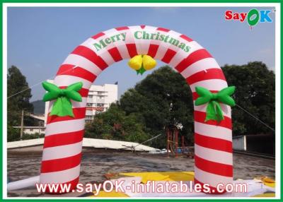 China PVC Inflatable Holiday Decorations , Party Inflatable Christmas Arch for sale